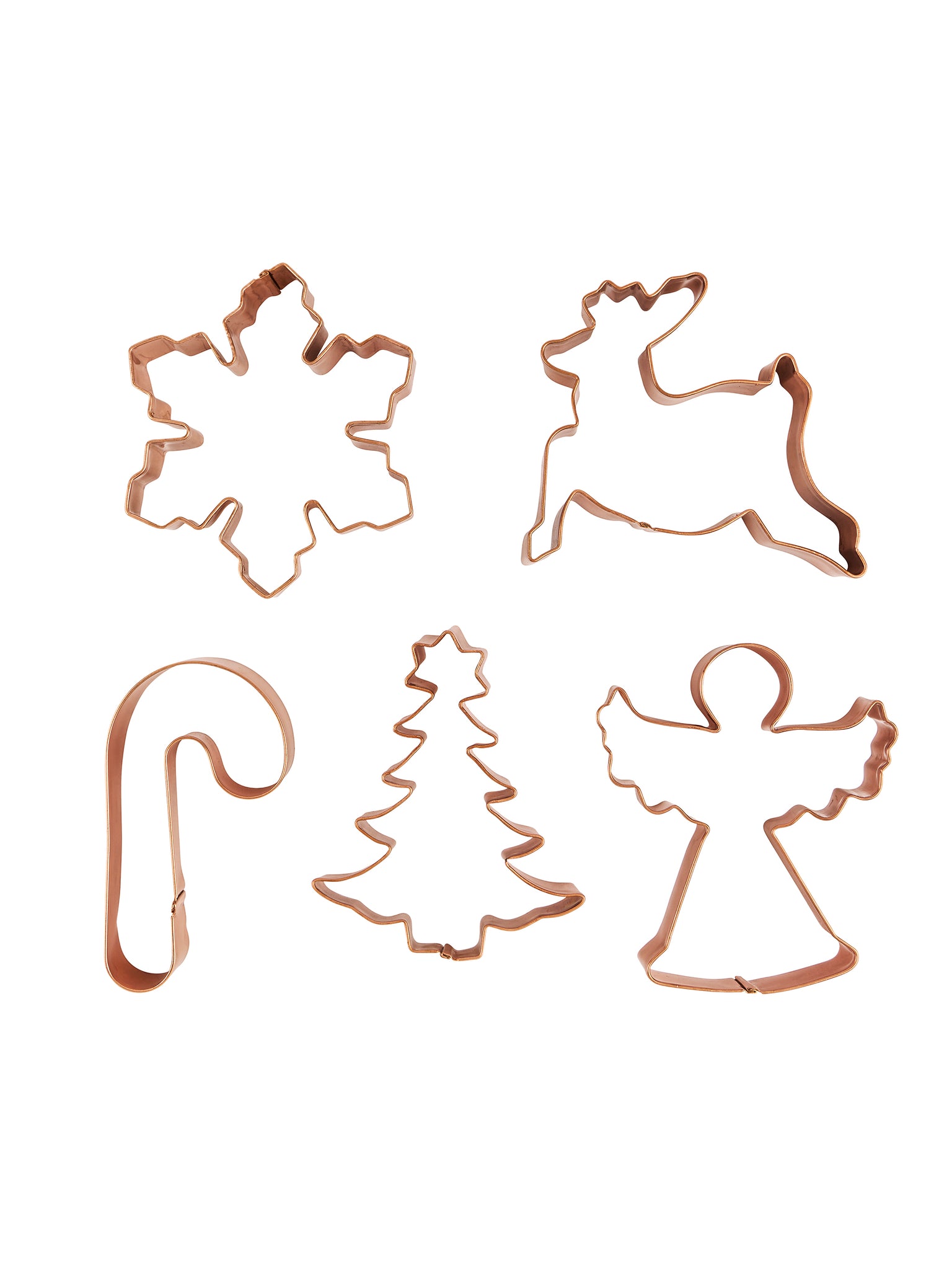 Christmas Copper Cookie Cutters Weston Table