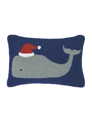  Christmas Whale Hook Pillow Weston Table 
