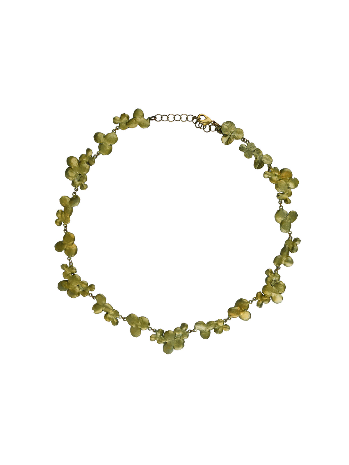 Clover Jewelry Collection Clover 16 Inch Necklace Green Weston Table