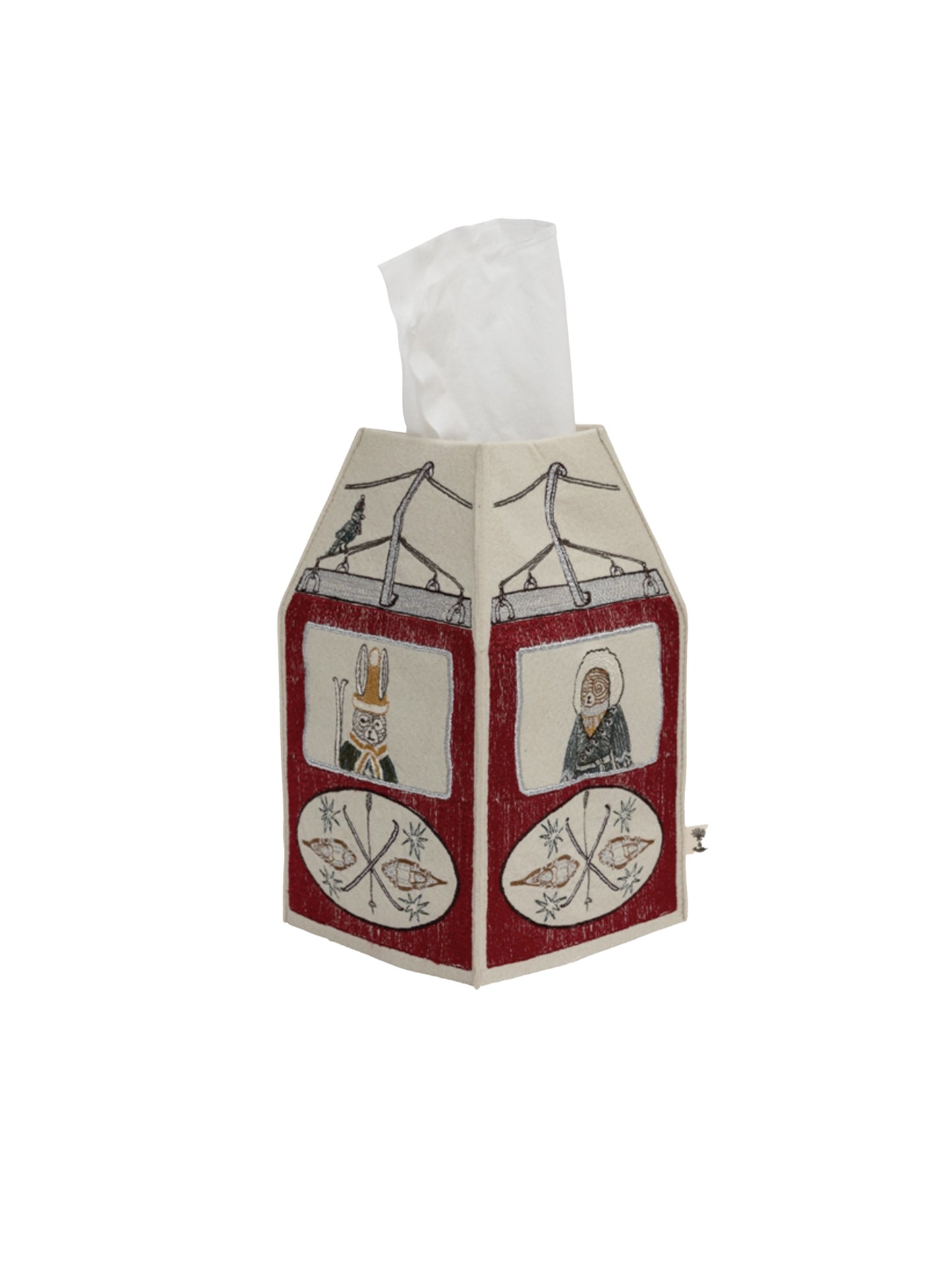 Coral & Tusk Gondola Tissue Box Cover Side 2 Weston Table SP 