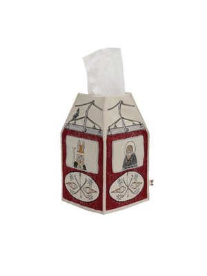  Coral & Tusk Gondola Tissue Box Cover Side 2 Weston Table SP  