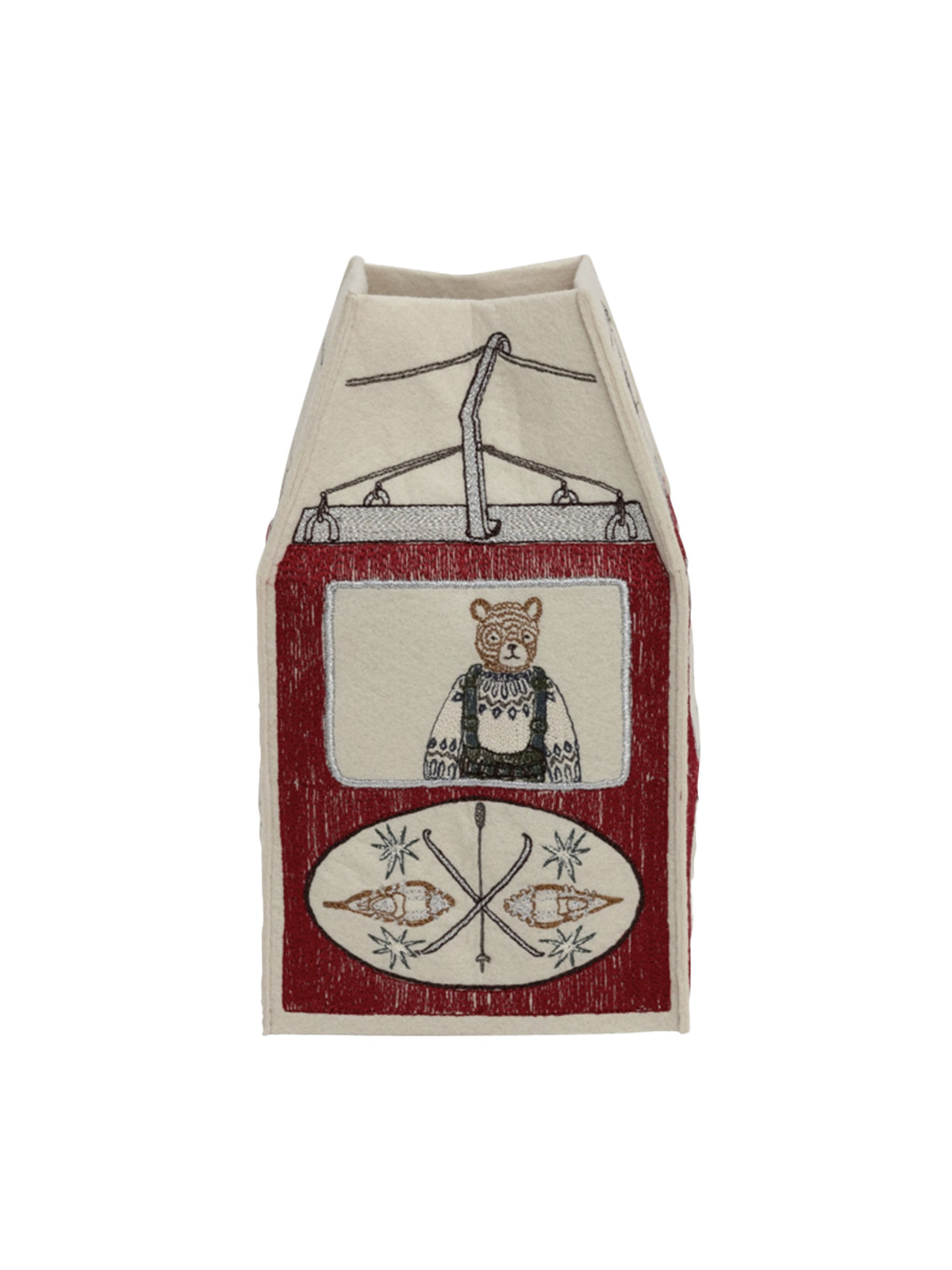 Coral & Tusk Gondola Tissue Box Cover Side Two Weston Table