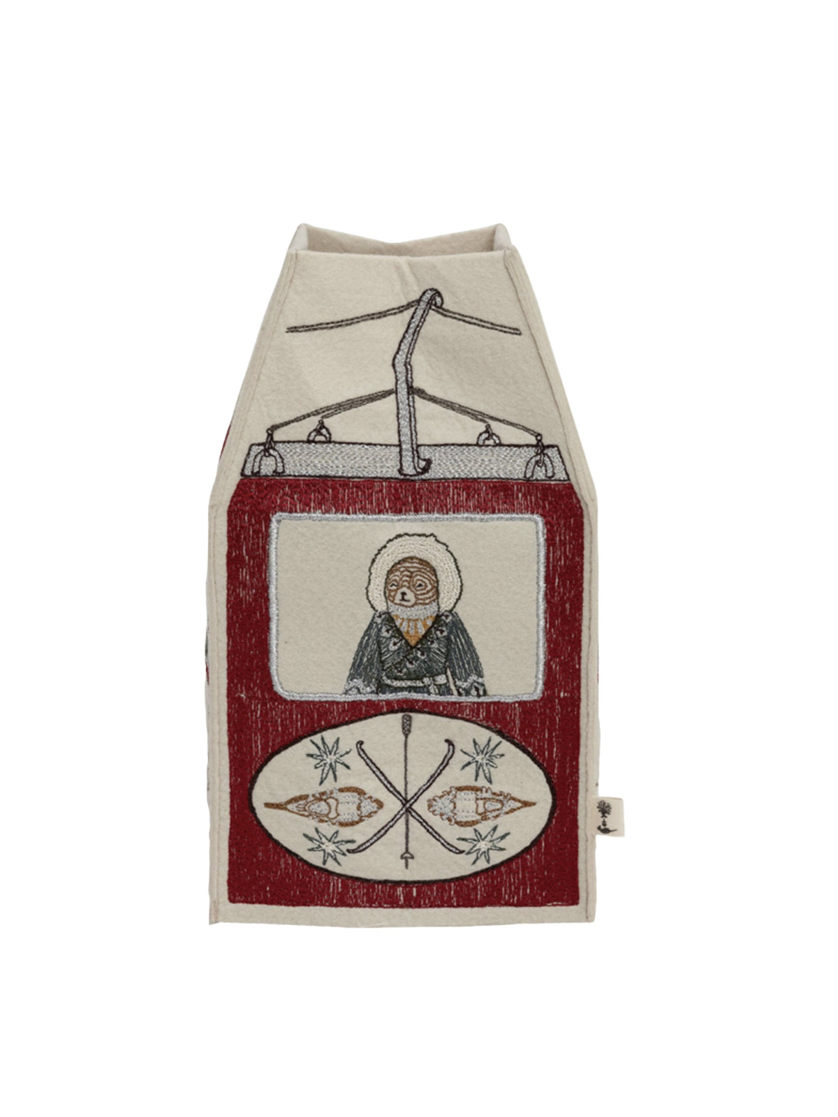 Coral & Tusk Gondola Tissue Box Cover Side Four Weston Table