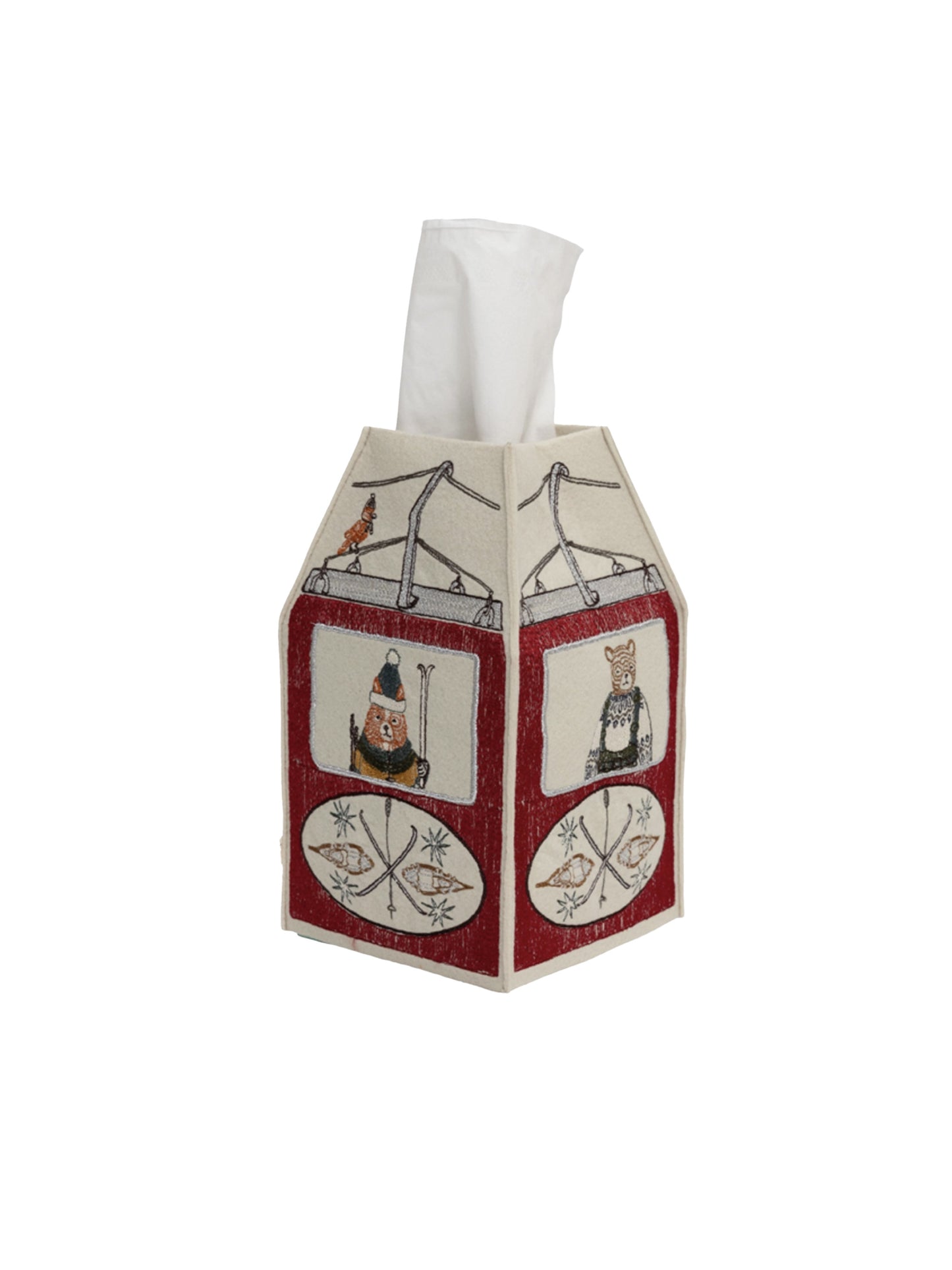 Coral & Tusk Gondola Tissue Box Cover Weston Table SP