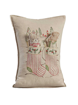  Coral & Tusk Stockings Pocket Pillow Weston Table 