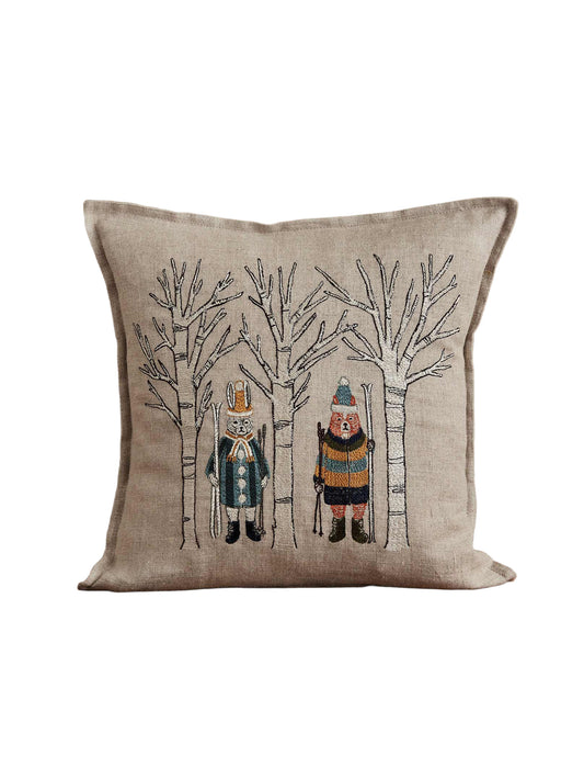 Coral & Tusk Aspen Skiers Pillow Weston Table