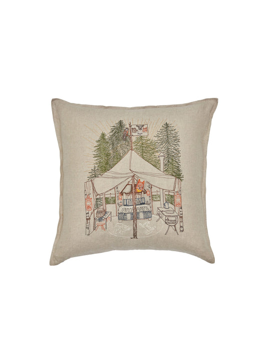 Coral & Tusk Camper Fox Pocket Pillow Weston Table