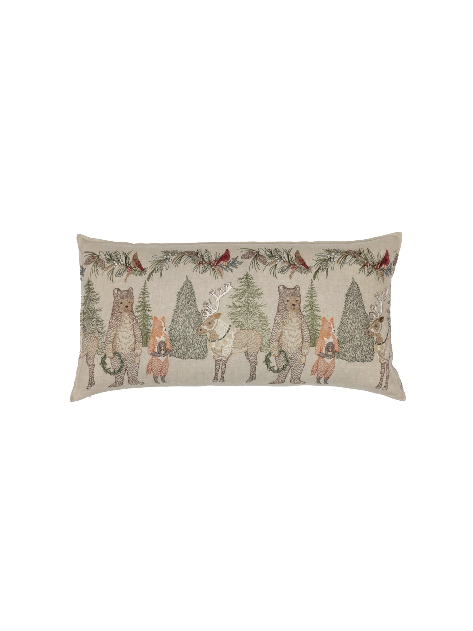 Coral & Tusk Christmas Cheer Pillow Weston Table