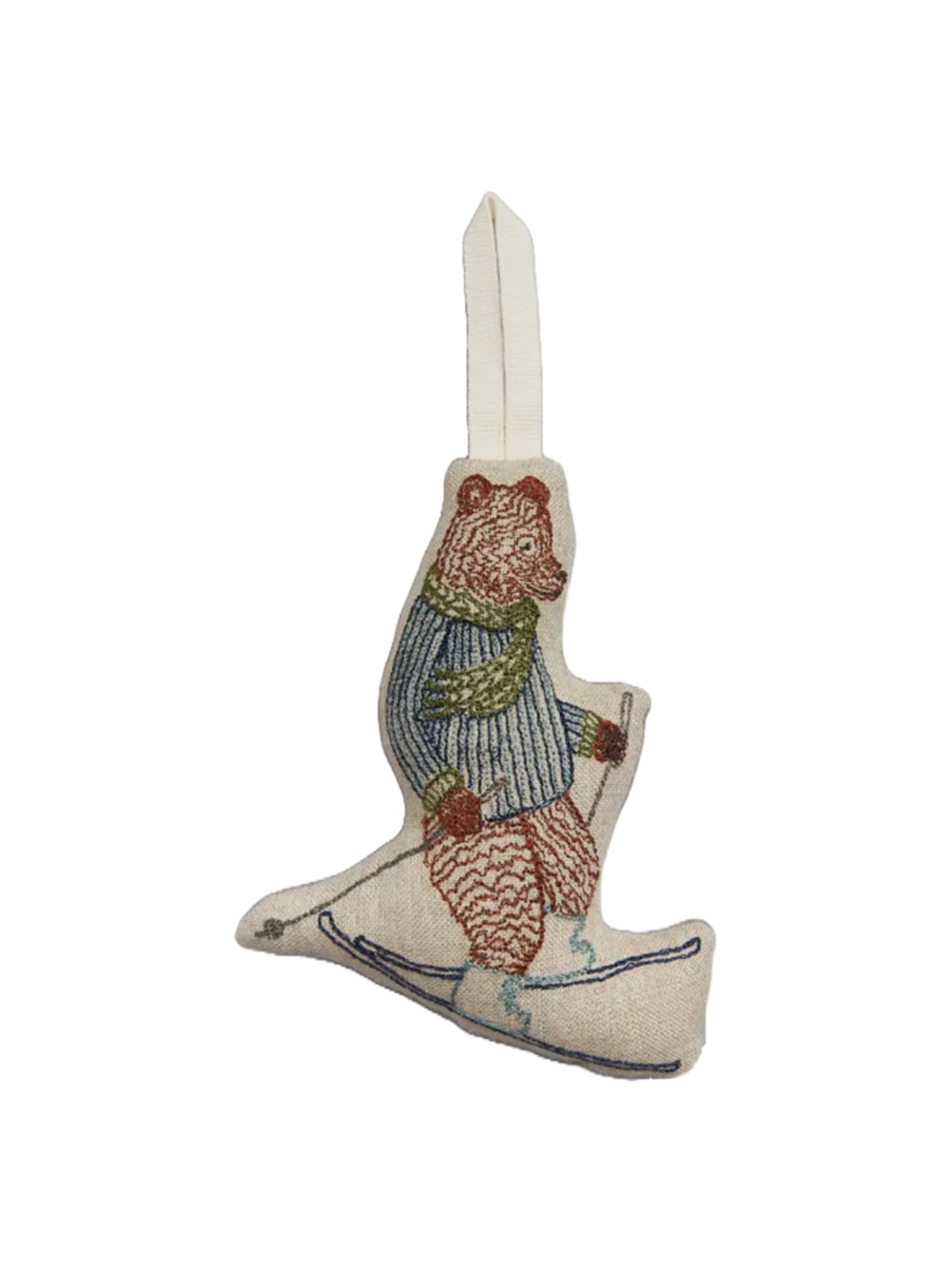 Coral & Tusk Downhill Bear Ornament Weston Table