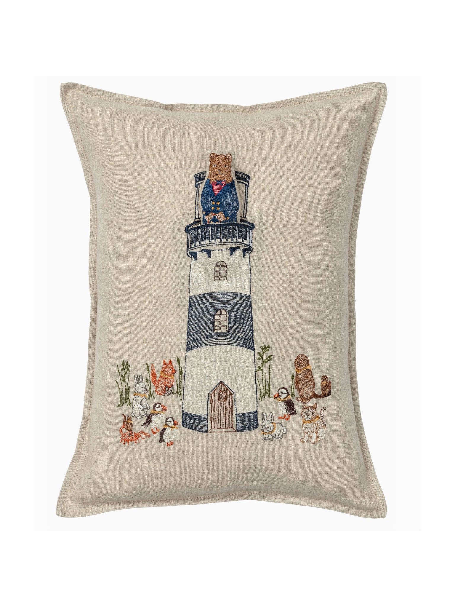 Coral & Tusk Lighthouse Friends Pocket Pillow Weston Table