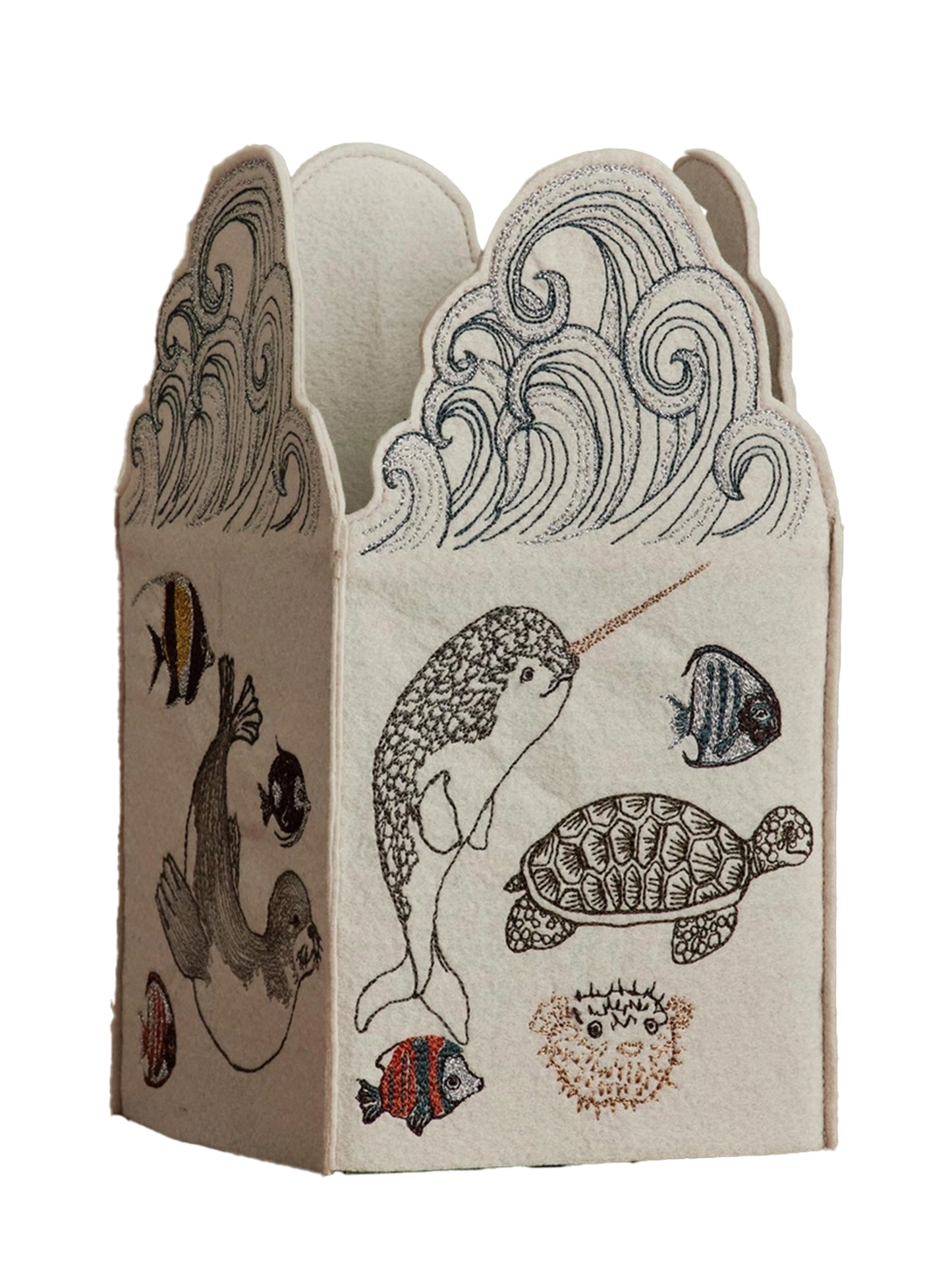 Coral & Tusk Swim Team Tissue Box Cover Weston Table