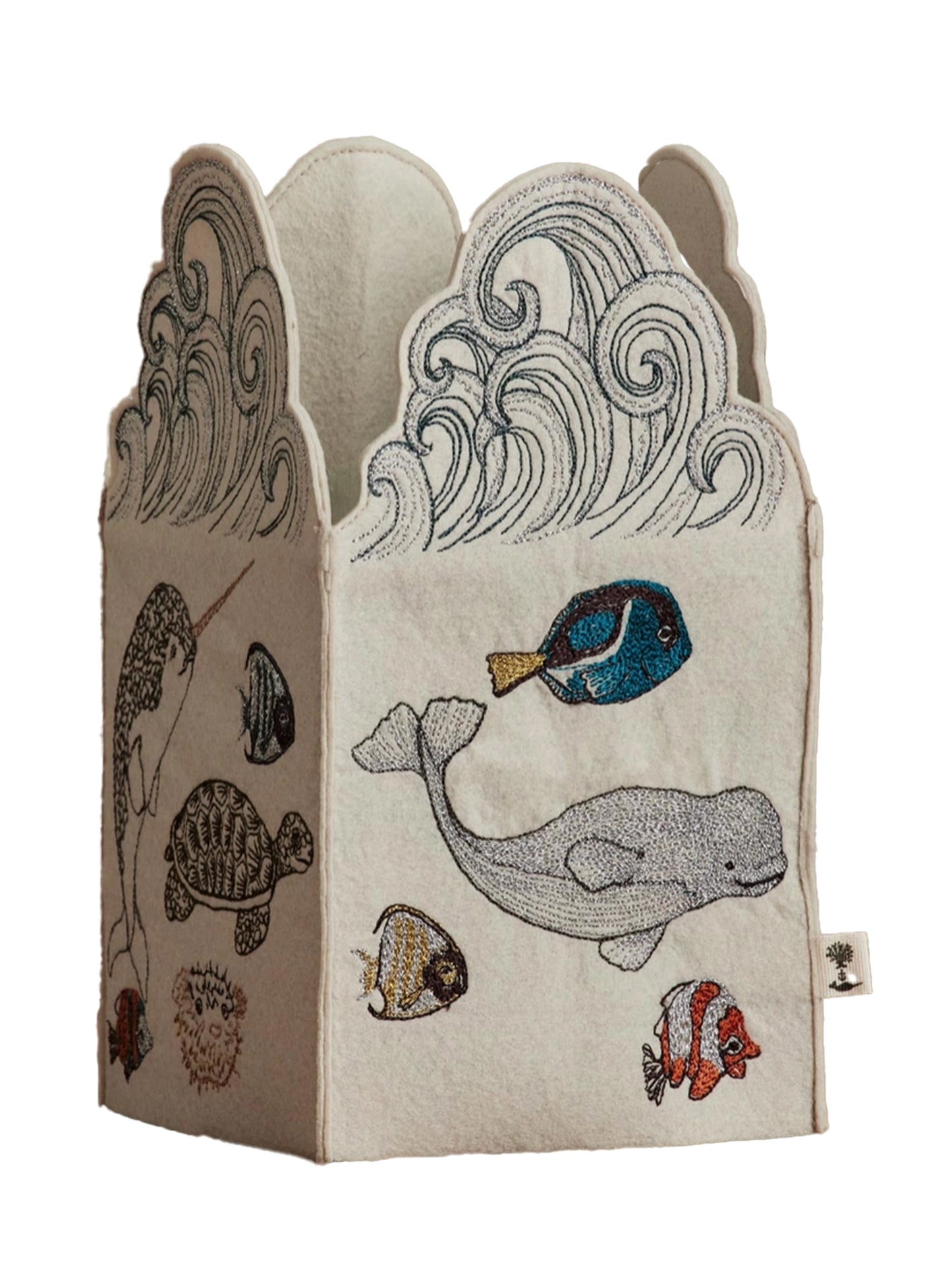 Coral & Tusk Swim Team Tissue Box Cover Weston Table