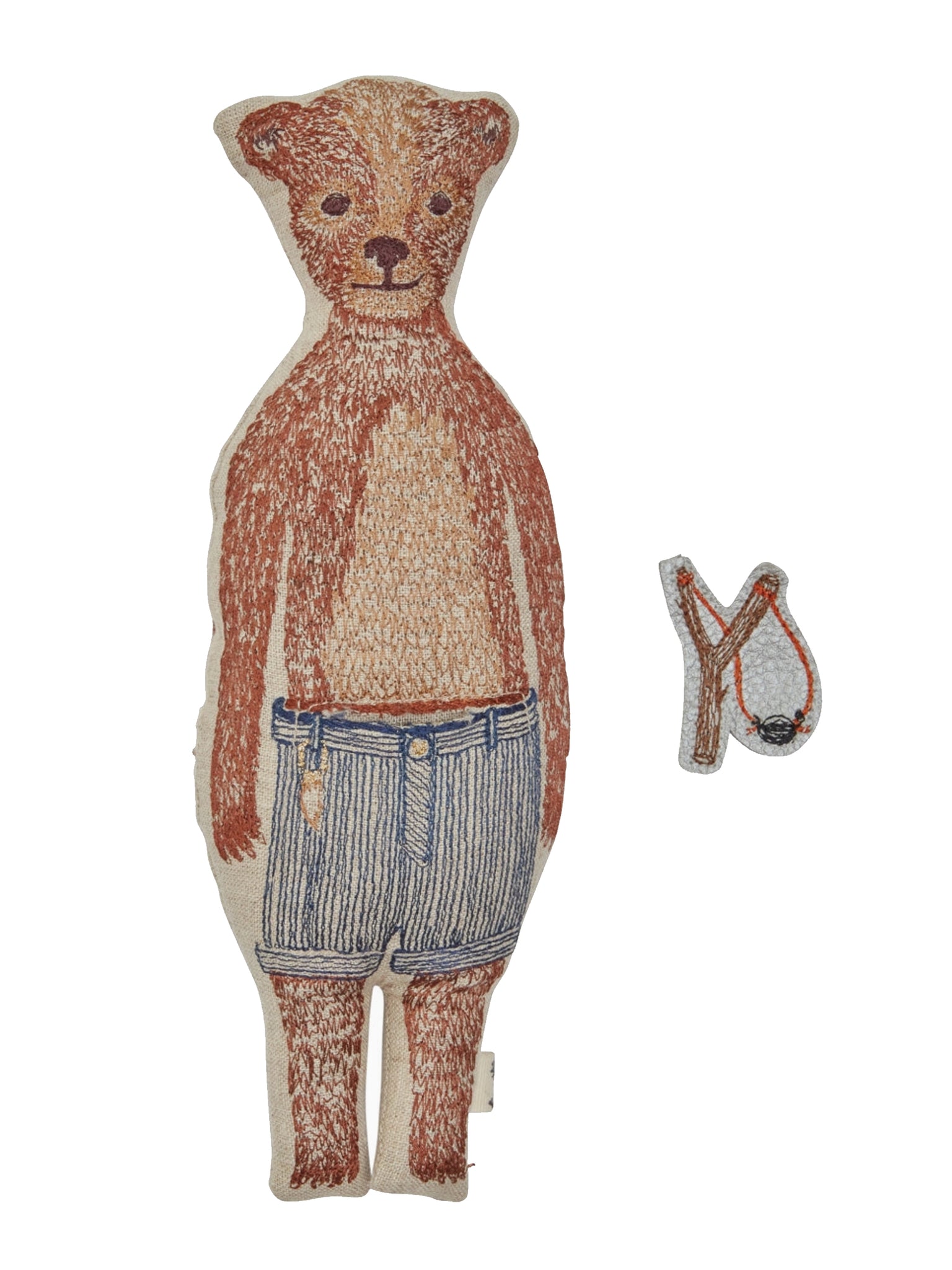 Coral & Tusk Bear Pocket Doll Weston Table