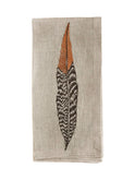 Coral & Tusk Feather Dinner Napkins Fowl Feather Weston Table