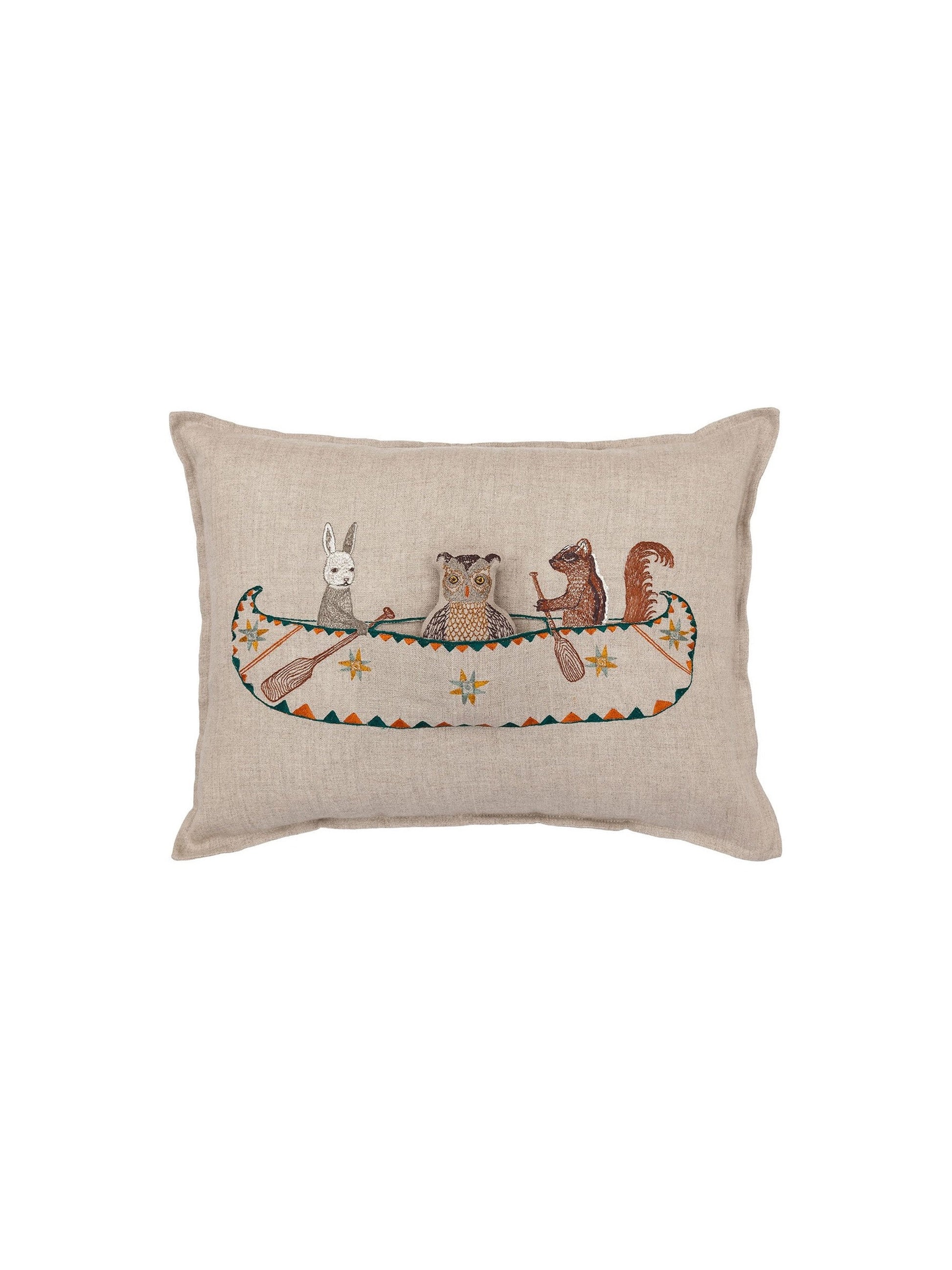 Coral & Tusk Friends Canoe Pocket Pillow Weston Table
