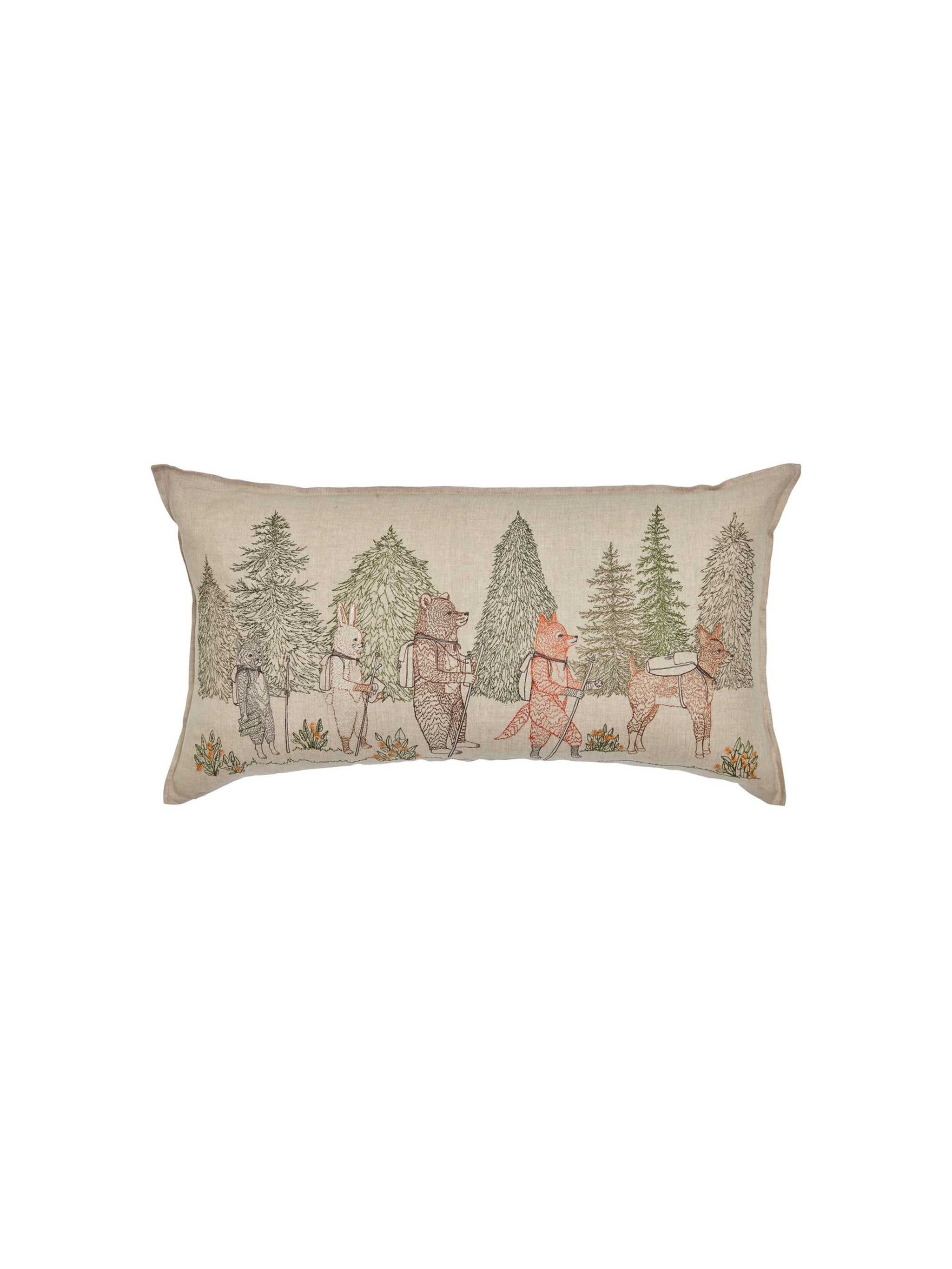 Coral and Tusk Hikers Pillow