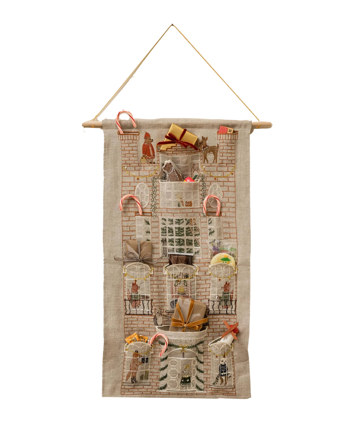 Coral & Tusk  Holiday House Advent Calendar Weston Table