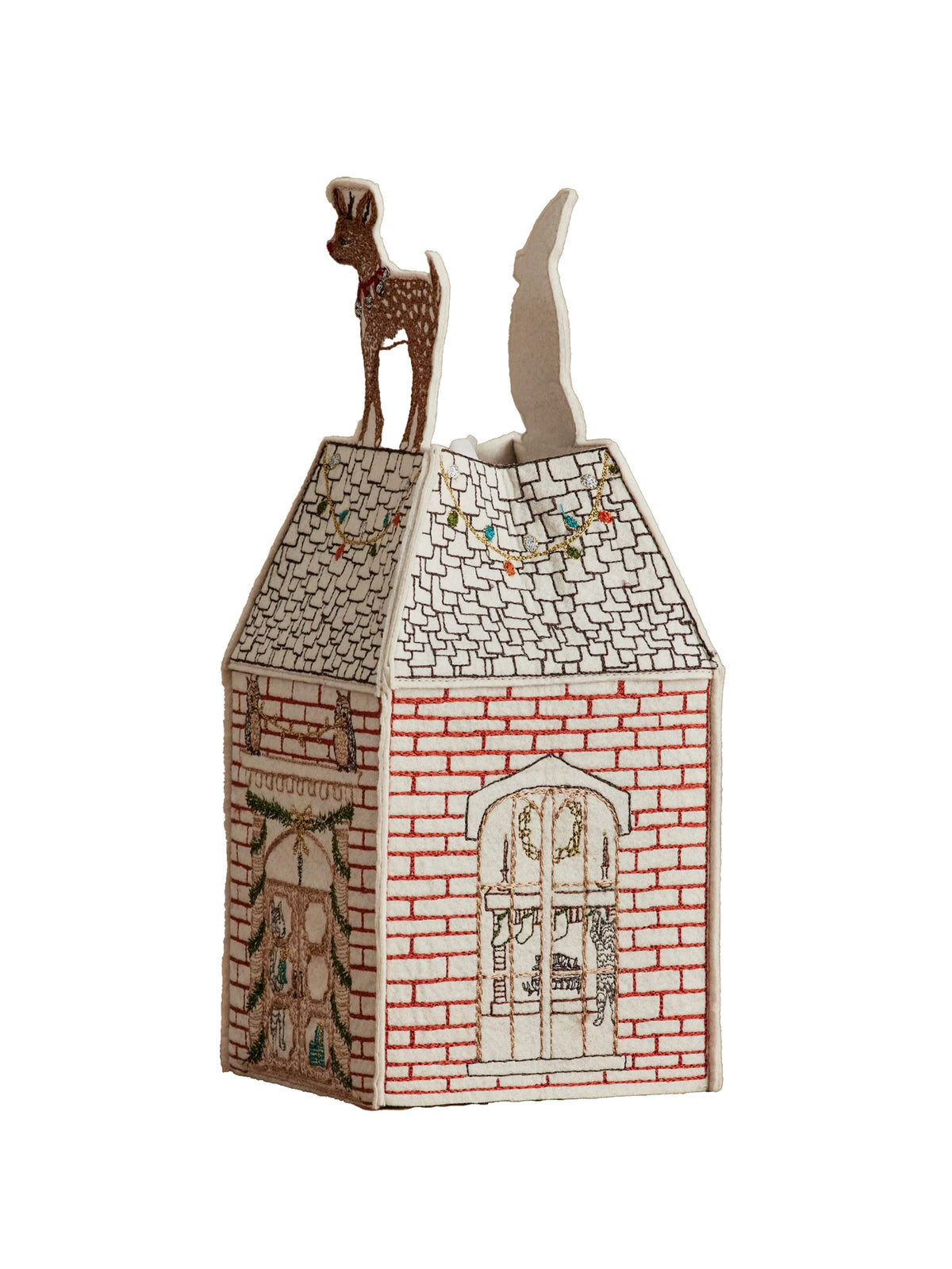 Coral & Tusk Home For the Holidays Tissue Box Cover Weston Table