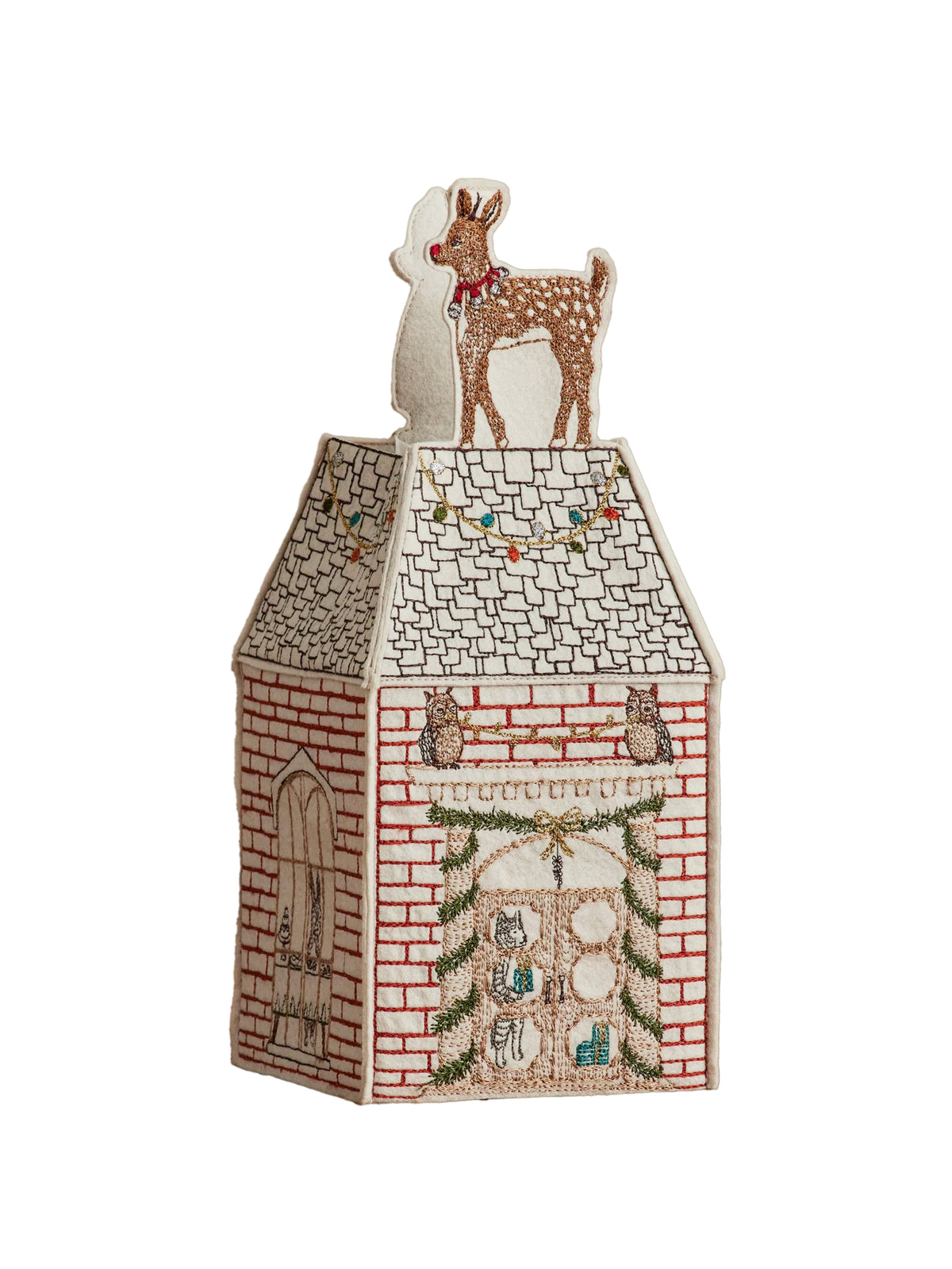 Coral & Tusk Home For the Holidays Tissue Box Cover Weston Table