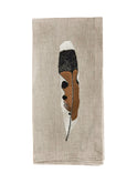 Coral & Tusk Feather Dinner Napkins Kestrel Feather Weston Table