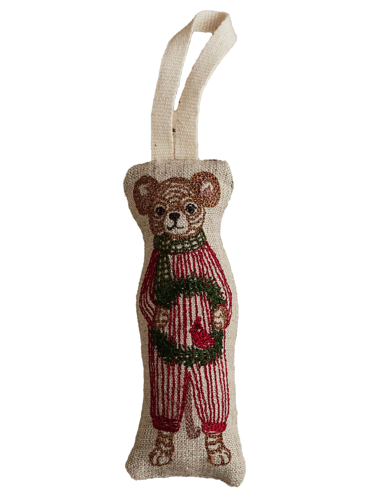 Coral & Tusk Mouse with Wreath Ornament Weston Table