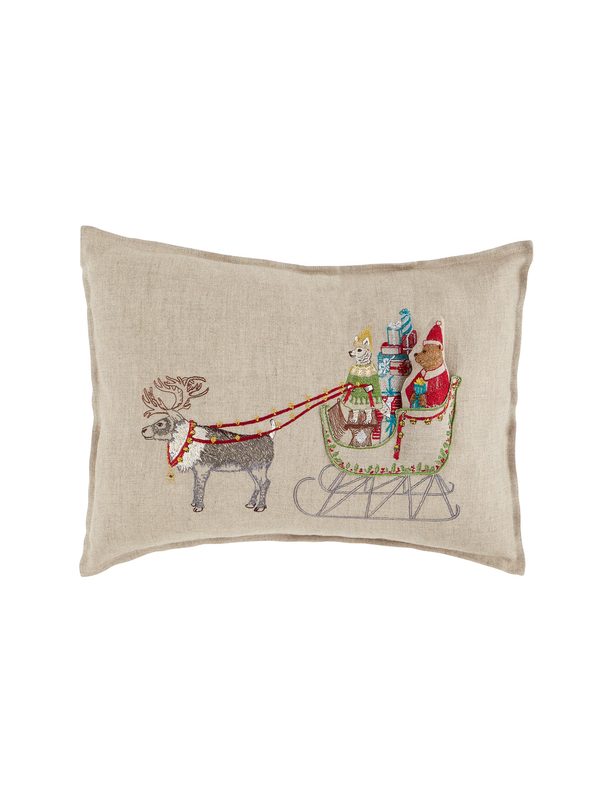 Coral & Tusk Santa's Sleigh Pocket Pillow Case Weston Table