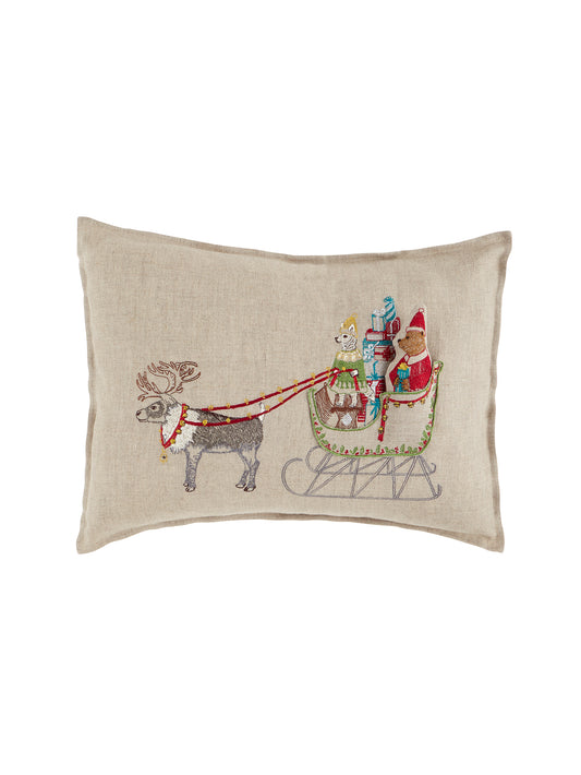 Coral & Tusk Santa's Sleigh Pocket Pillow Case Weston Table