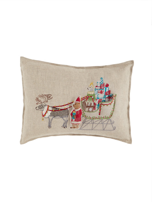 Coral & Tusk Santa's Sleigh Pocket Pillow Case Weston Table