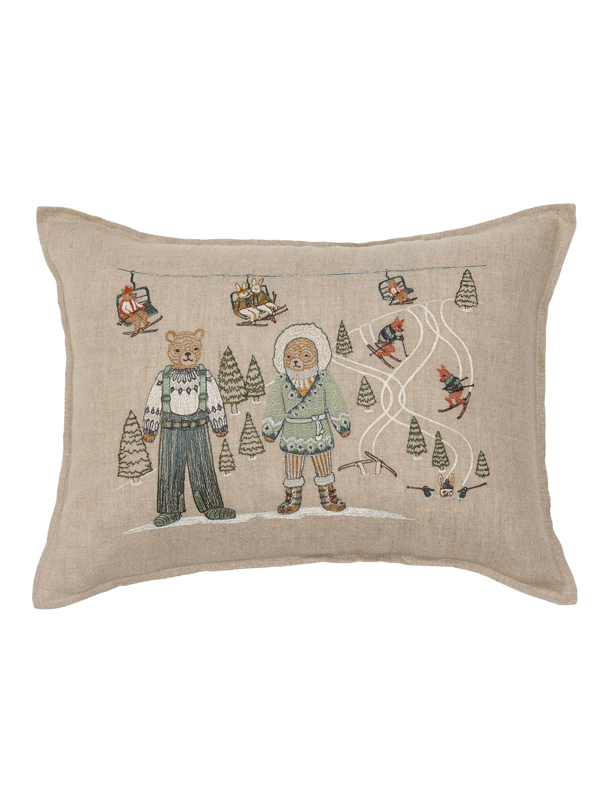 Coral & Tusk Ski Slope Pillow Weston Table
