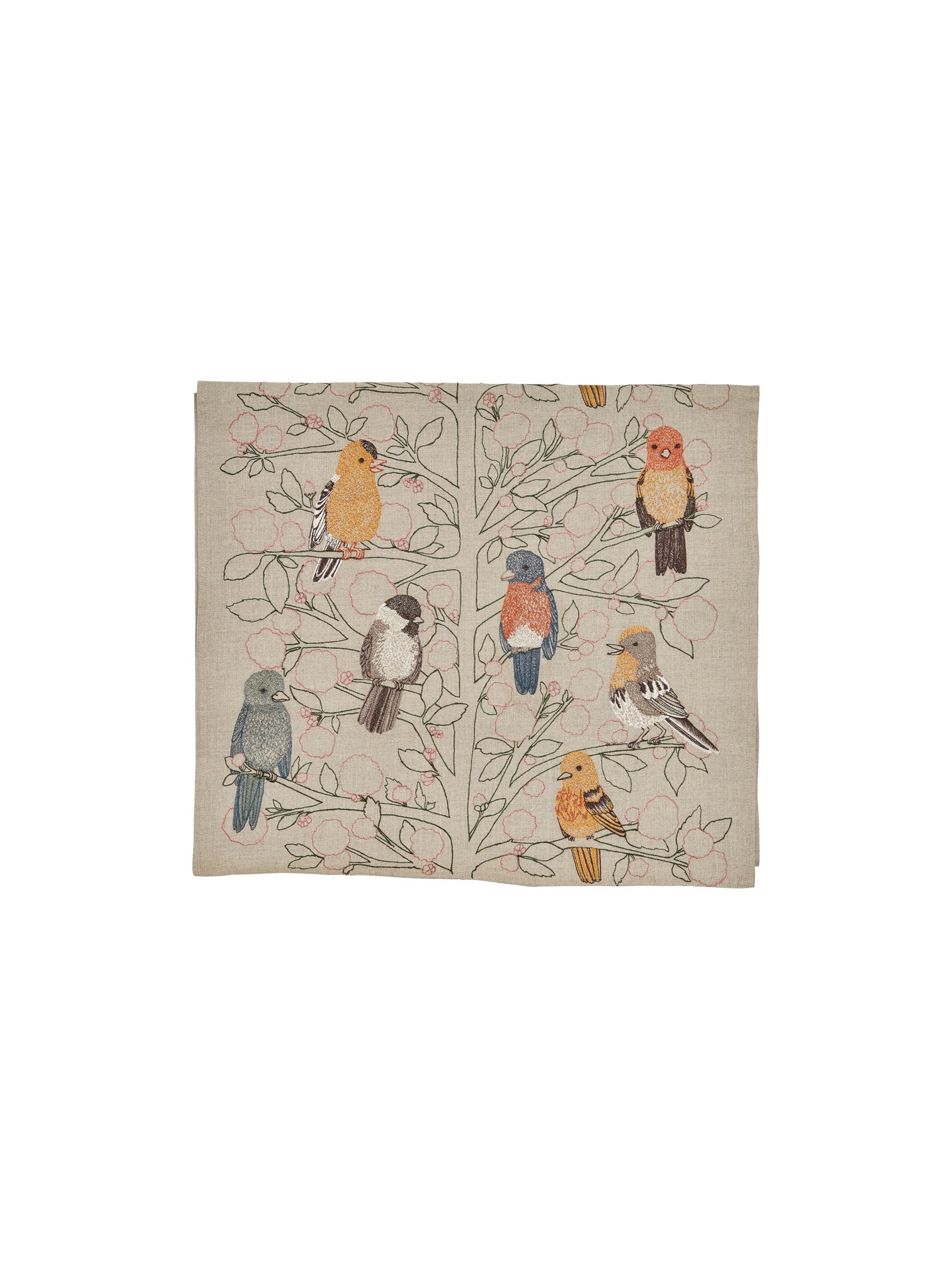 Coral and Tusk Songbirds Tree Table Runner Weston Table