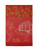 Coucke Strawberry Charlotte Cake Tea Towel Weston Table