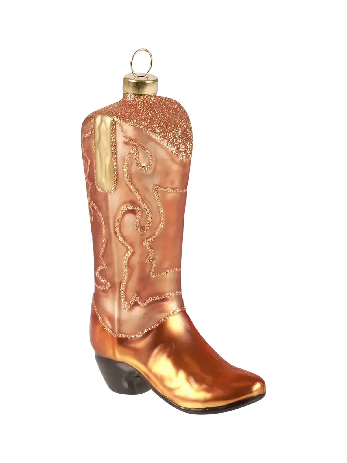 Cowboy Boot Glass Ornament Weston Table