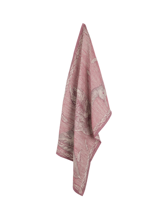 Crowned Goose Amaranth Linen Kitchen Towel Weston Table