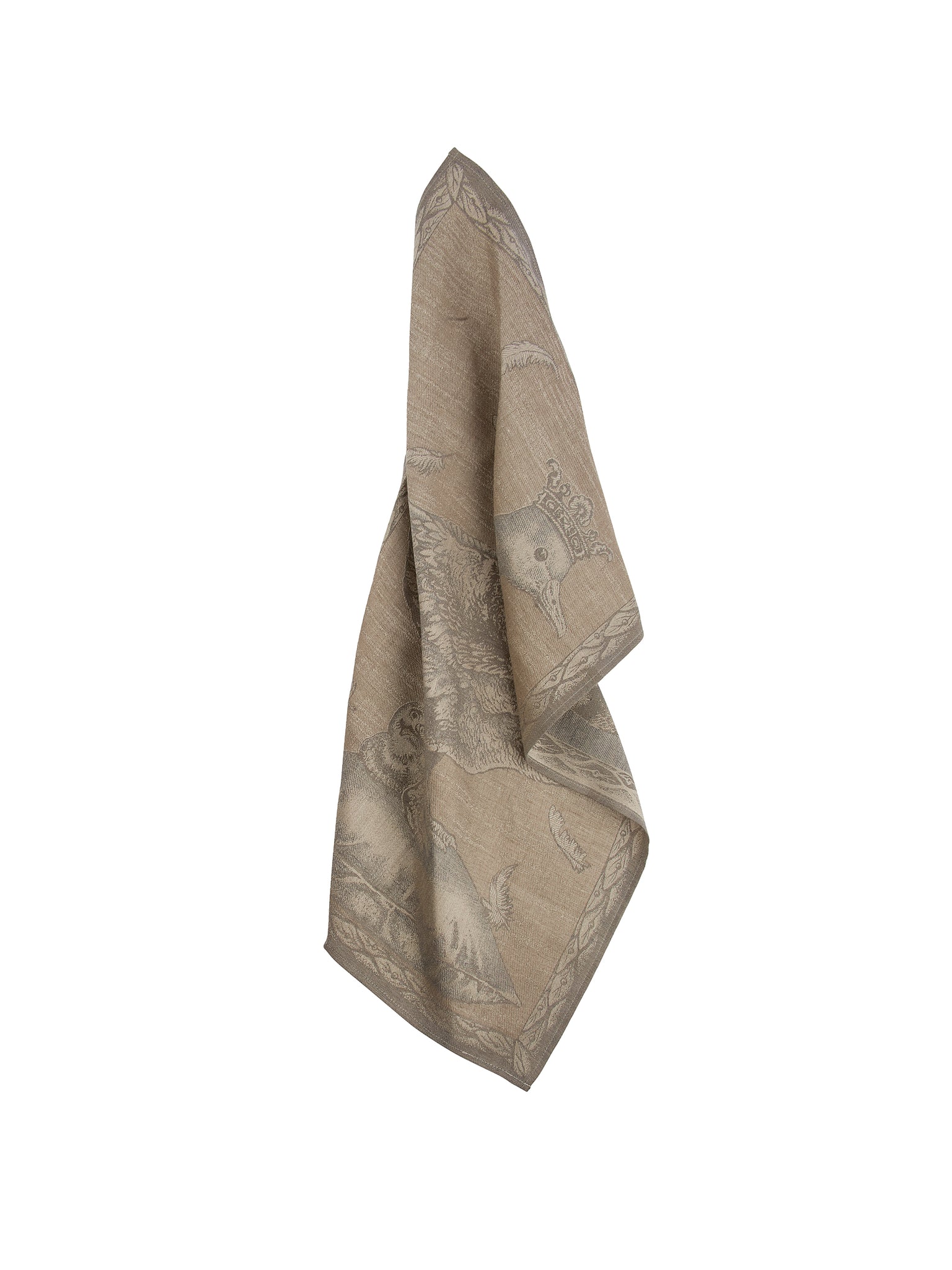 Crowned Goose Platinum Linen Kitchen Towel Weston Table