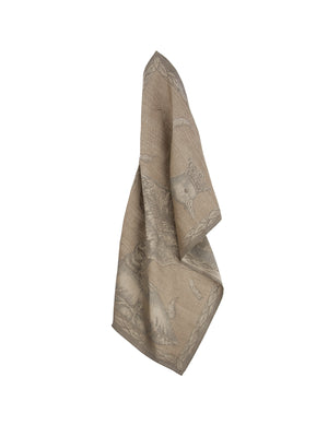  Crowned Goose Platinum Linen Kitchen Towel Weston Table 