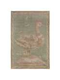 Crowned Goose Sage Linen Kitchen Towel Weston Table