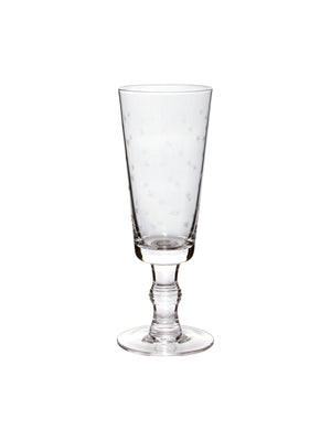  Crystal Champagne Flutes with Stars Weston Table 
