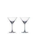 Crystal Martini Glass with Stars Set of Two Weston Table