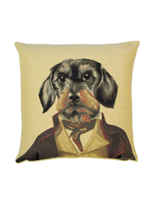 Dachshund Portrait Pillow Weston Table