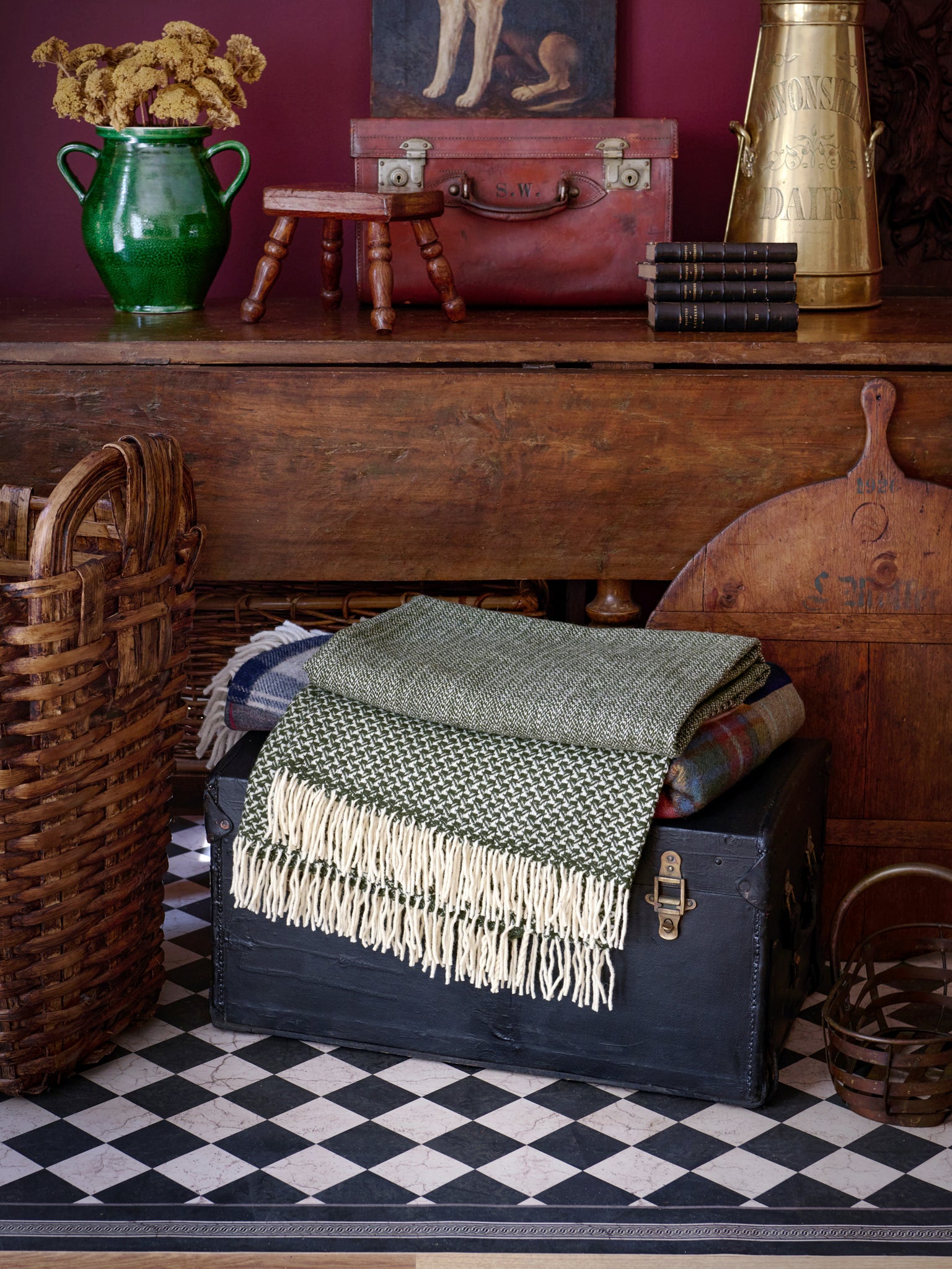 Dartmouth Wool Throw Weston Table