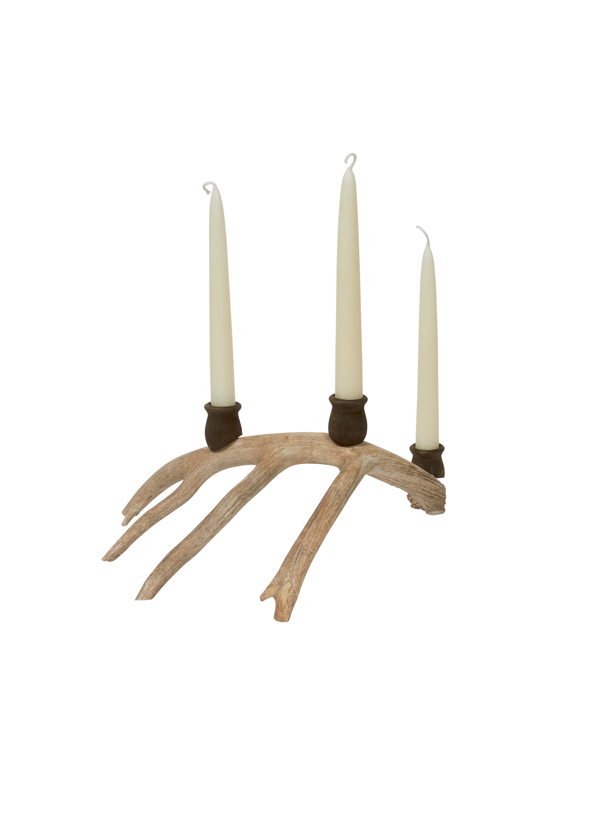 Deer Antler Candlesticks Large Style Five Weston Table