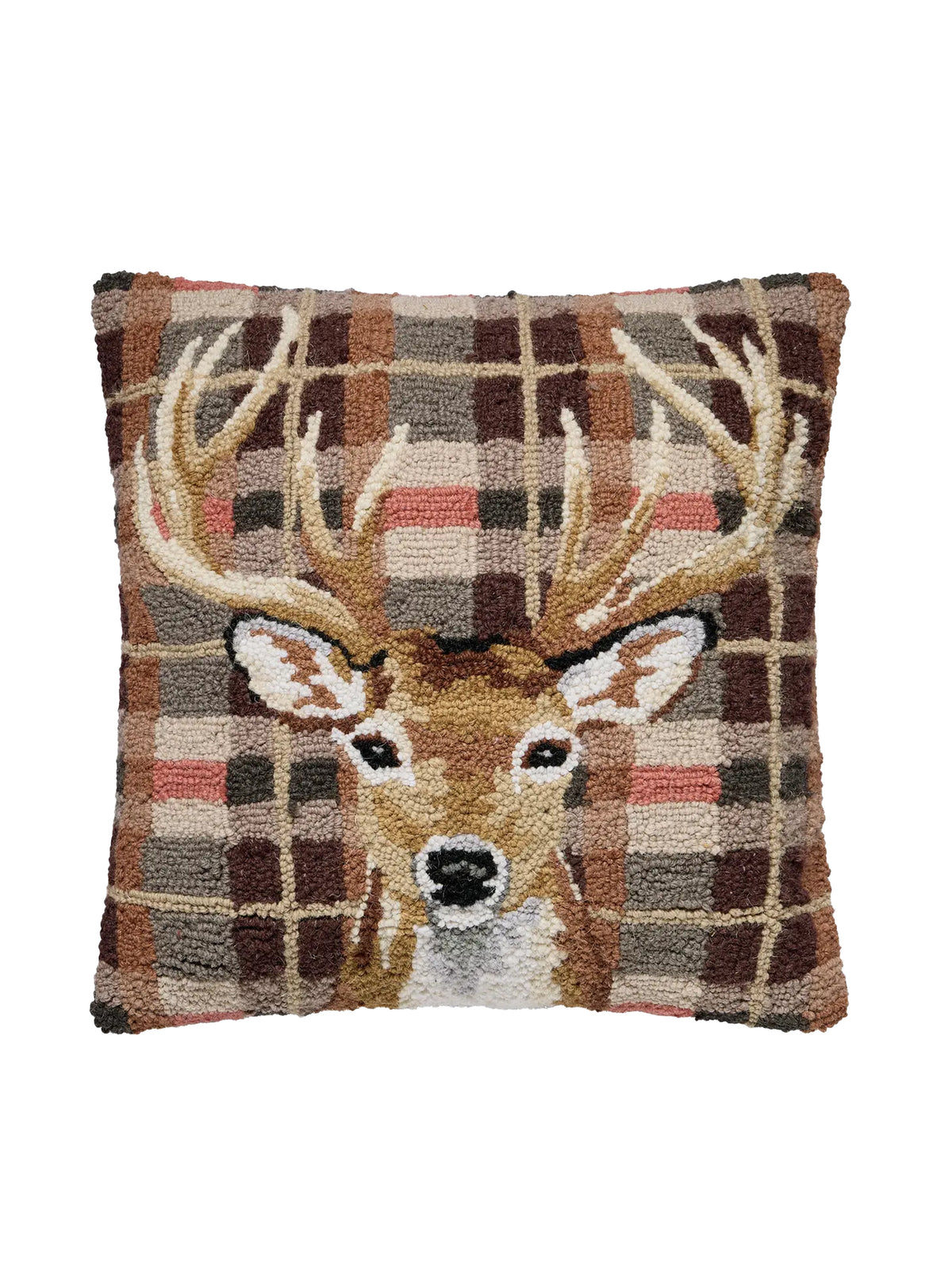 Deer Tartan Hook Pillow Weston Table