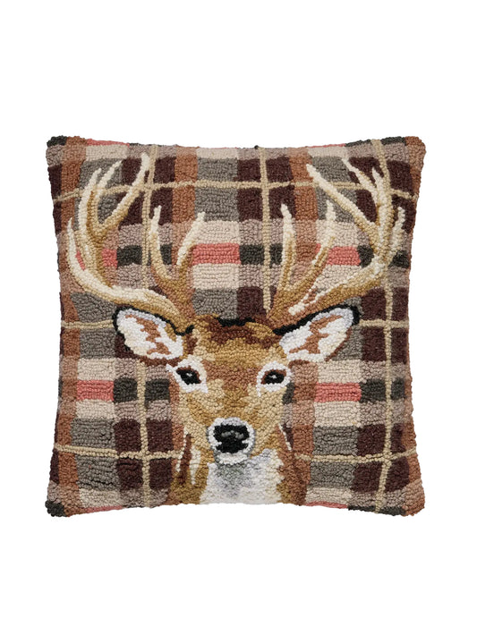 Deer Tartan Hook Pillow Weston Table