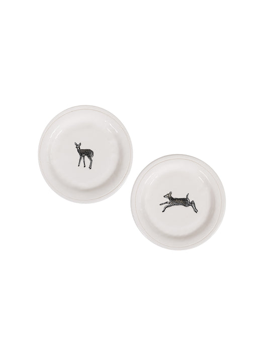 Fawn and Deer Canapé Plate Set Weston Table