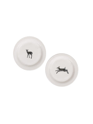  Fawn and Deer Canapé Plate Set Weston Table 