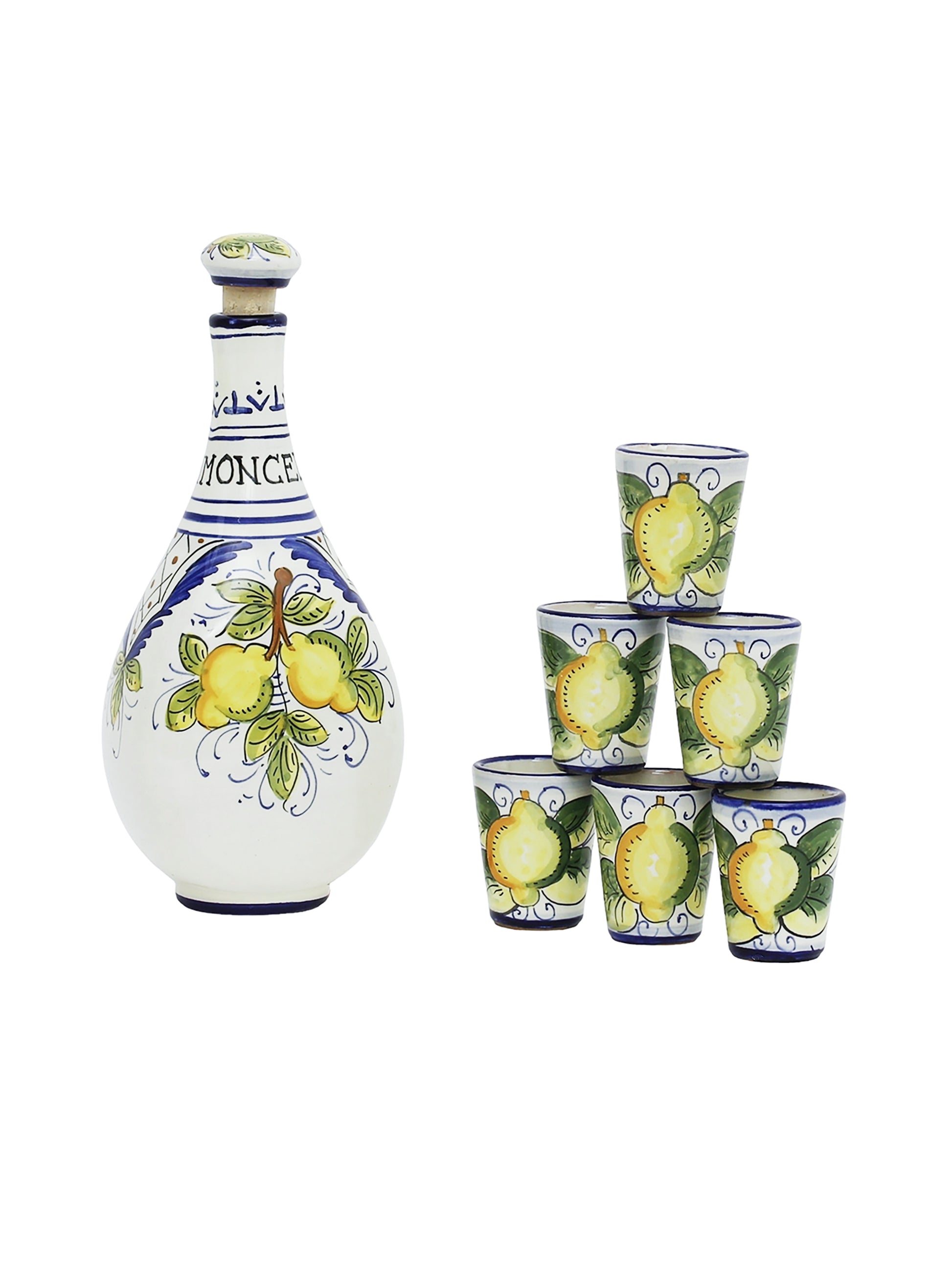 Deruta Limoncello Set Weston Table