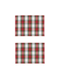 Dress Stewart Tartan Linen Collection Placemats Set of Two Weston Table