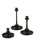 Ebony Candlesticks Weston Table