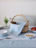 Embroidered Chambray Linen Collection Weston Table