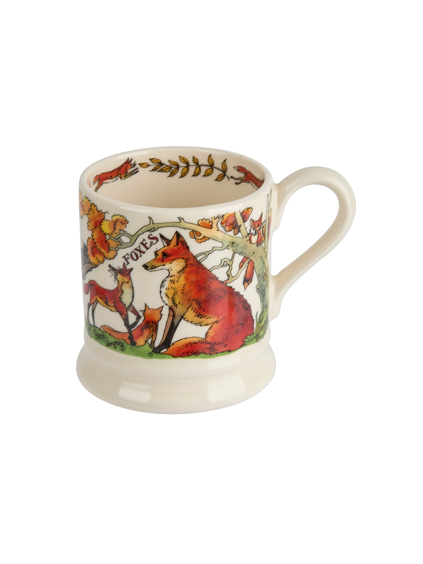 Emma Bridgewater In The Woods Foxes Half Pint Mug Weston Table